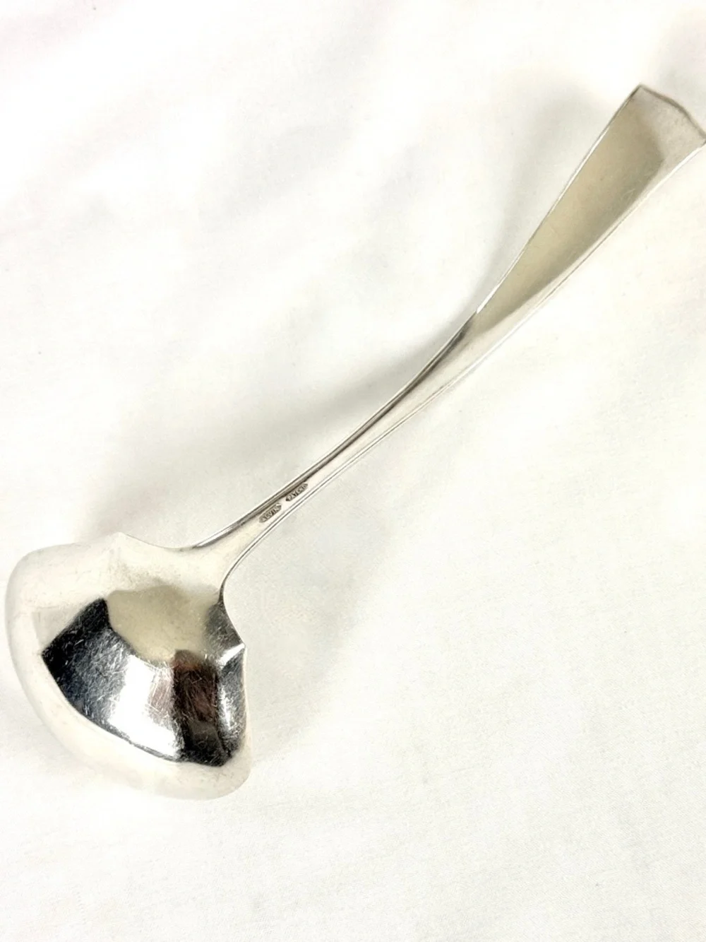 Vintage 1915 Lafayette Alvin Silverplate Gravy Ladle 7 1/8in Long Unique Bowl